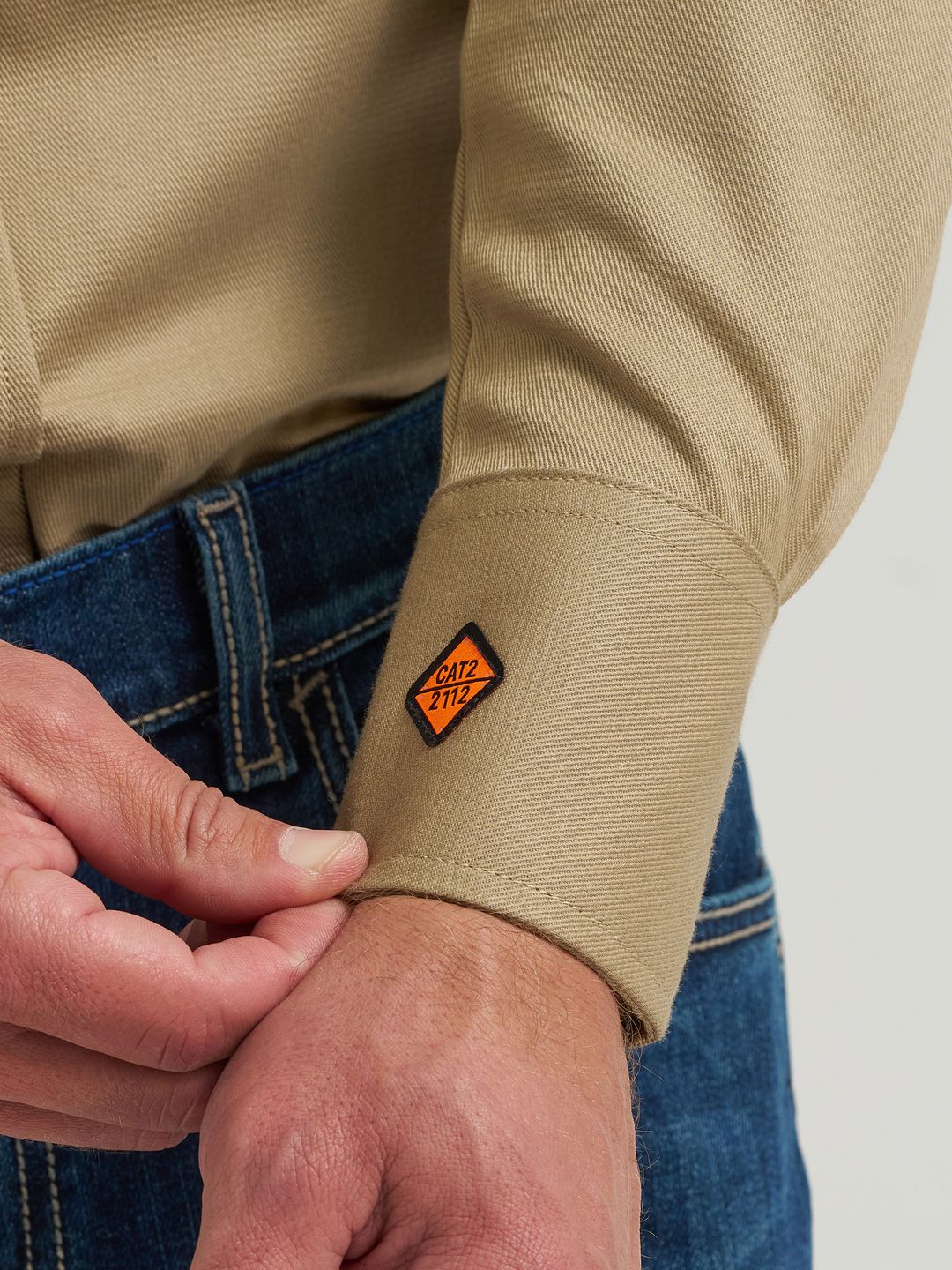 Product image for FR Flame Resistant Long Sleeve Twill Solid Shirt