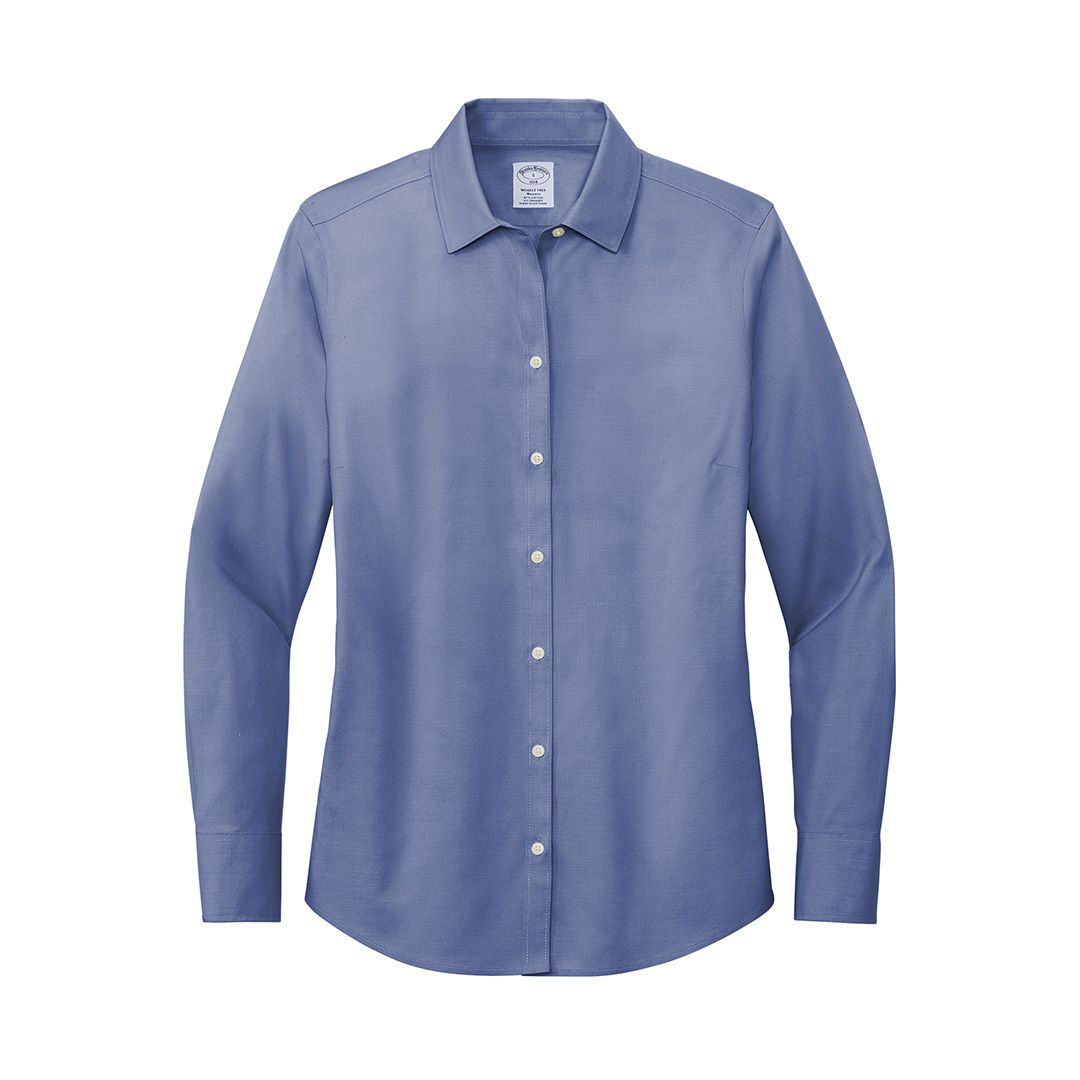 Product image for Brooks Brothers Women's Wrinkle-Free Stretch Pinpoint Shirt