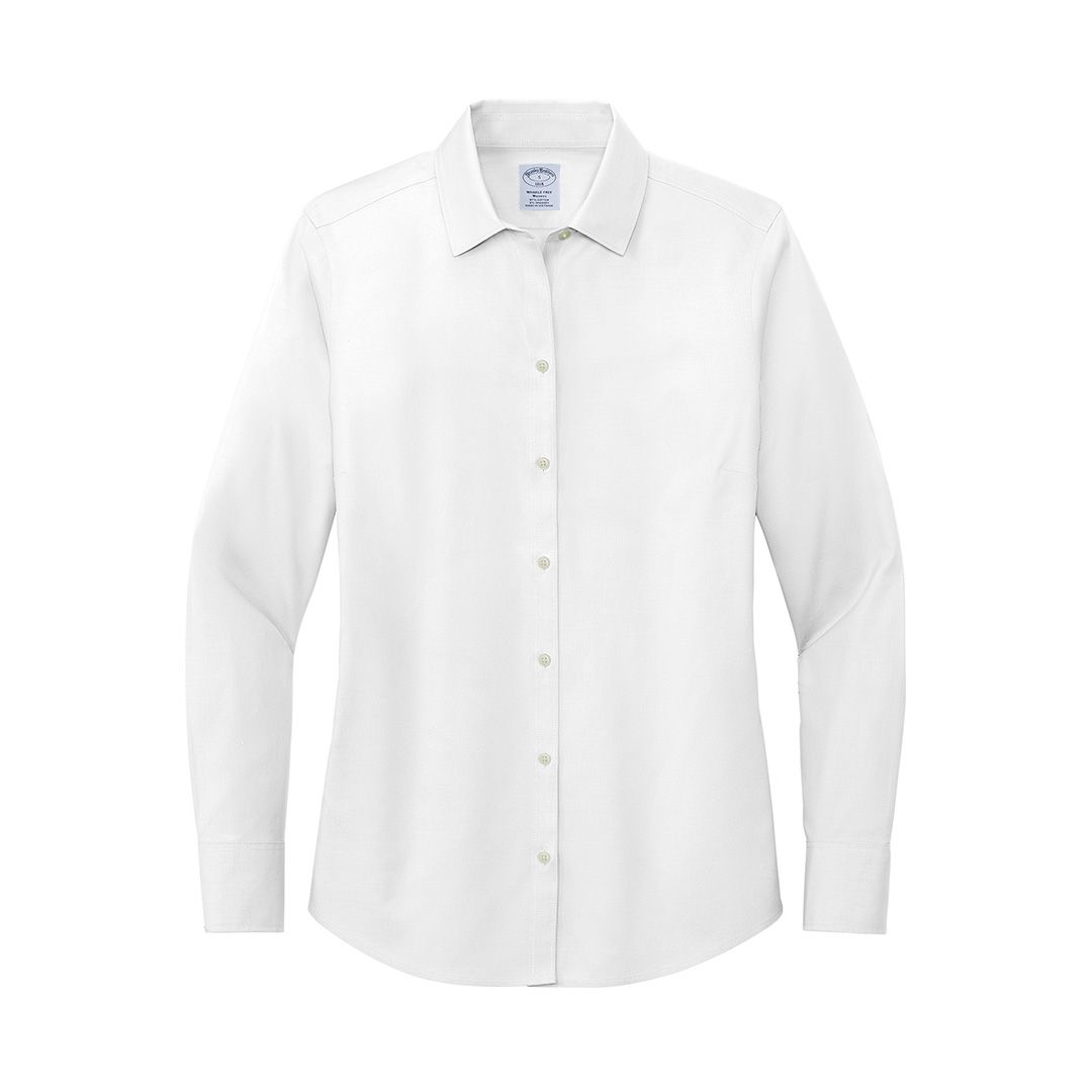 Product image for Brooks Brothers Women's Wrinkle-Free Stretch Pinpoint Shirt