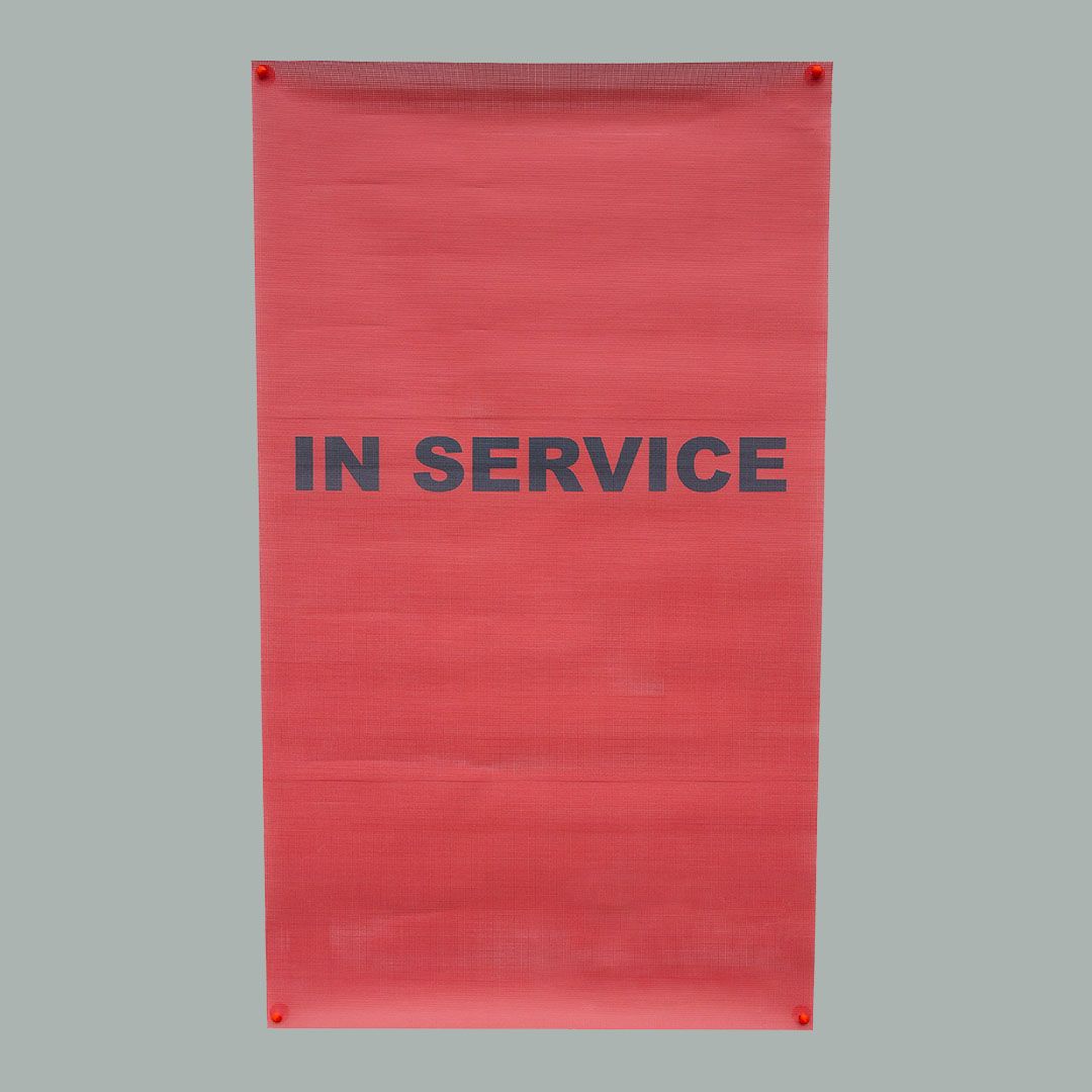 Large Mesh Barricade