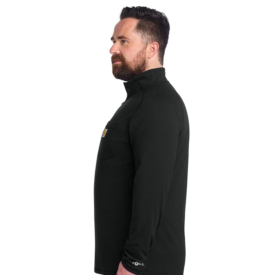 Product image for Carhartt Force 1/4-Zip Long Sleeve T-Shirt