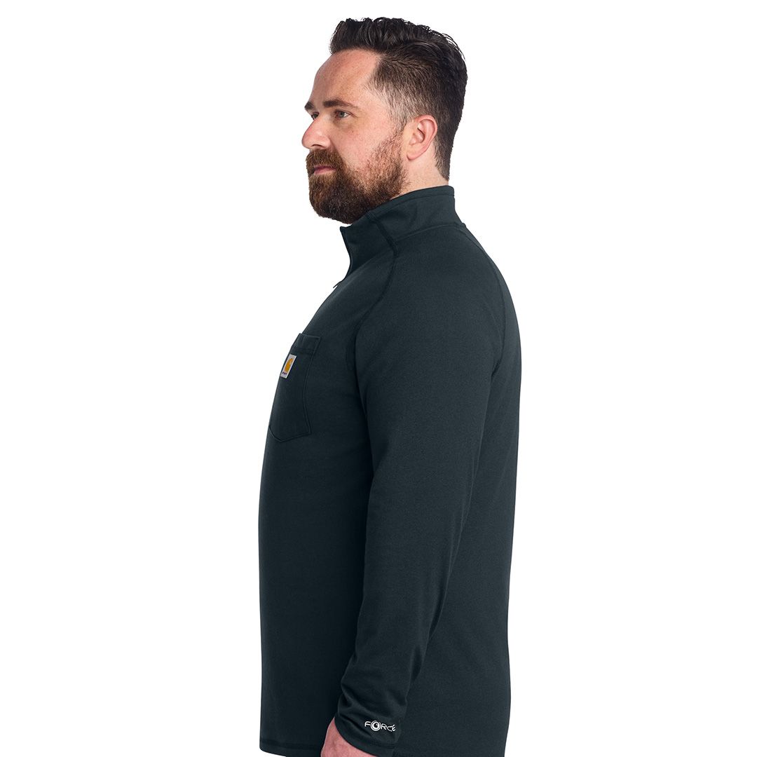 Product image for Carhartt Force 1/4-Zip Long Sleeve T-Shirt