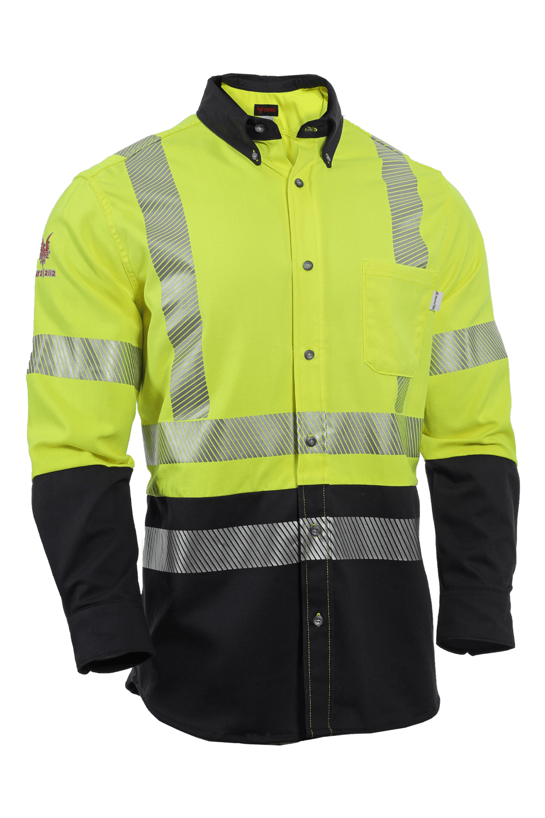DRIFIRE FR Hi-Vis Hybrid Work Shirt Class 3