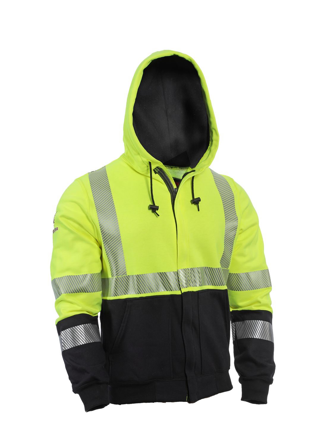 DRIFIRE FR Hi-Vis Hybrid Zip Hoodie Class 3