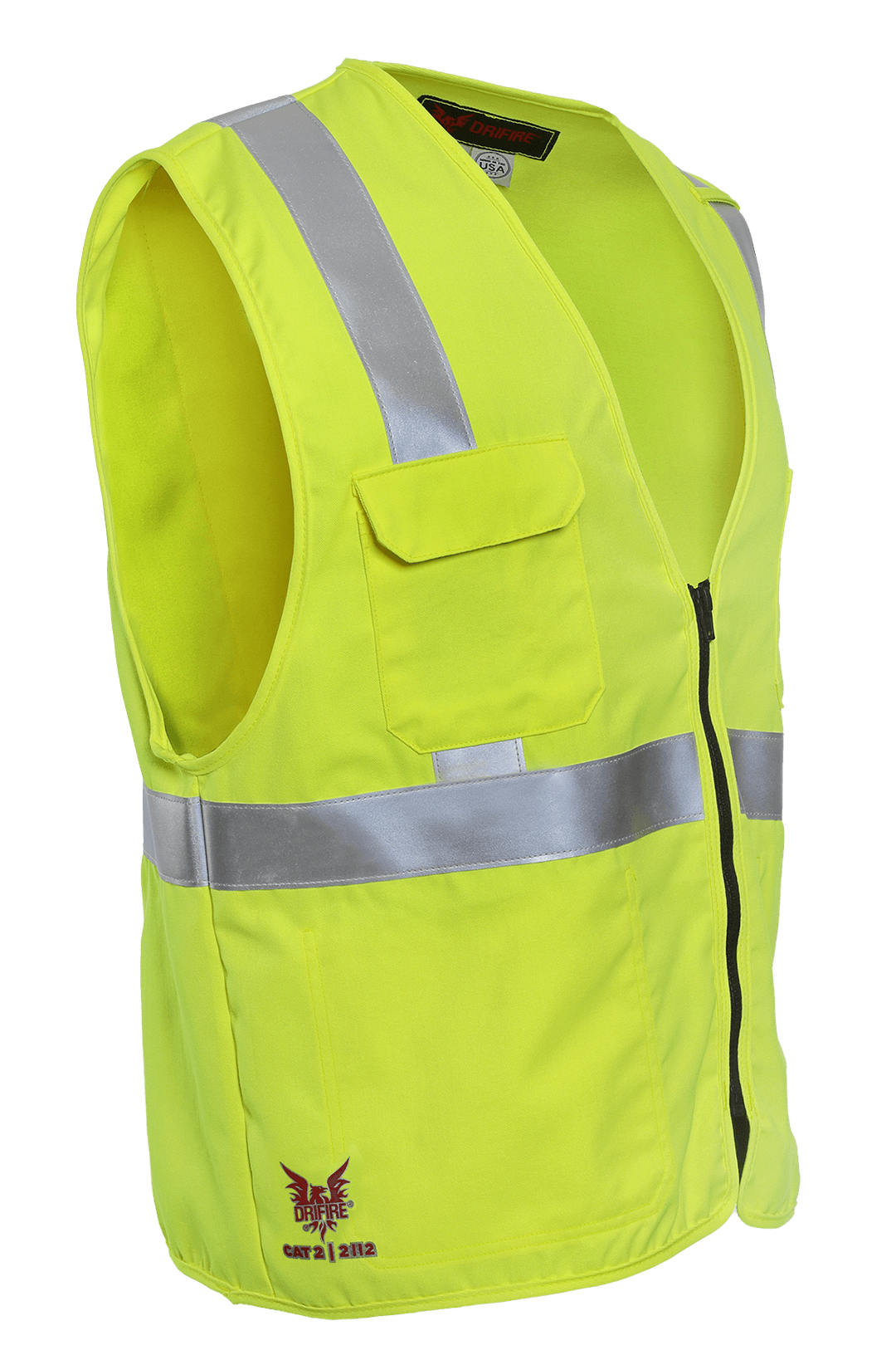 DRIFIRE FR Hi-Vis Twill Deluxe Class 2 Vest