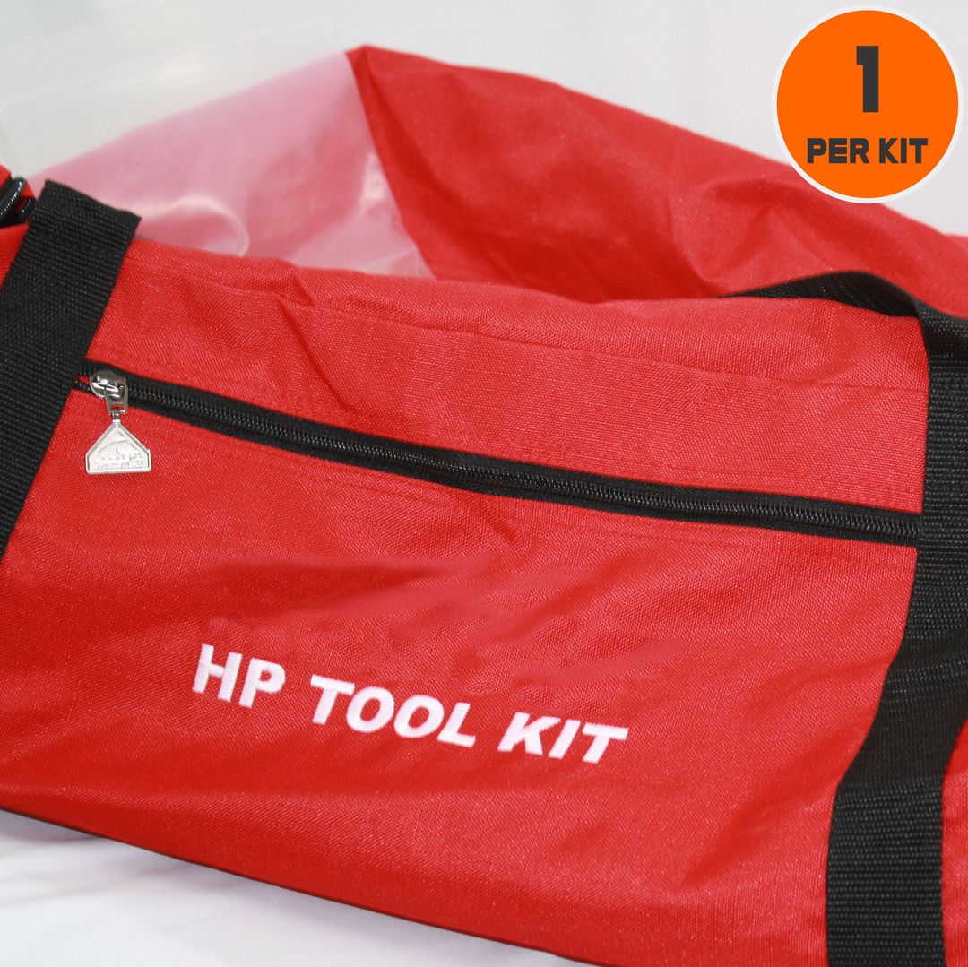 High quality ripstop duffle bag used for containing human performance tools for protection and control technicians