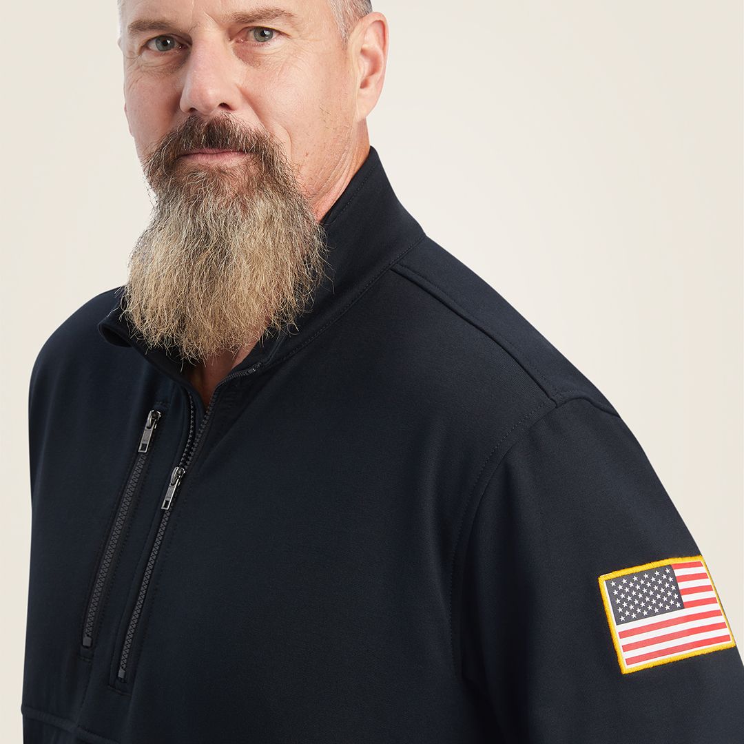 Product image for Men's FR DuraStretch Fleece 1/2 Zip Job Shirt
