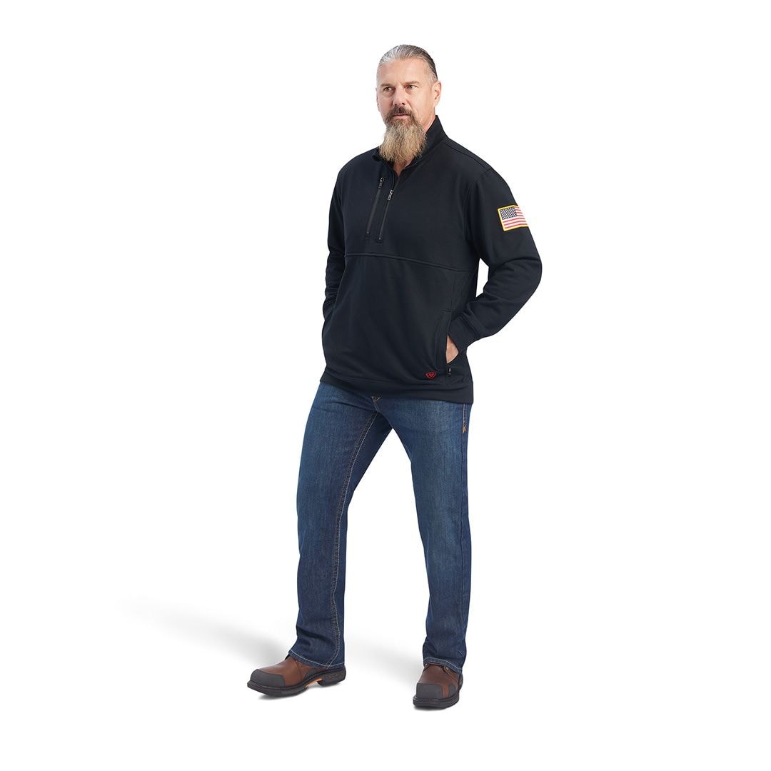 Product image for Men's FR DuraStretch Fleece 1/2 Zip Job Shirt