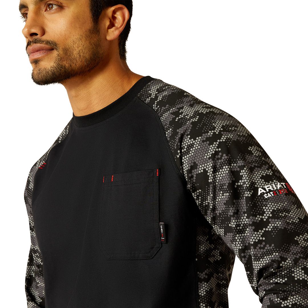 Product image for Men's FR AC Camo Baseball T-Shirt