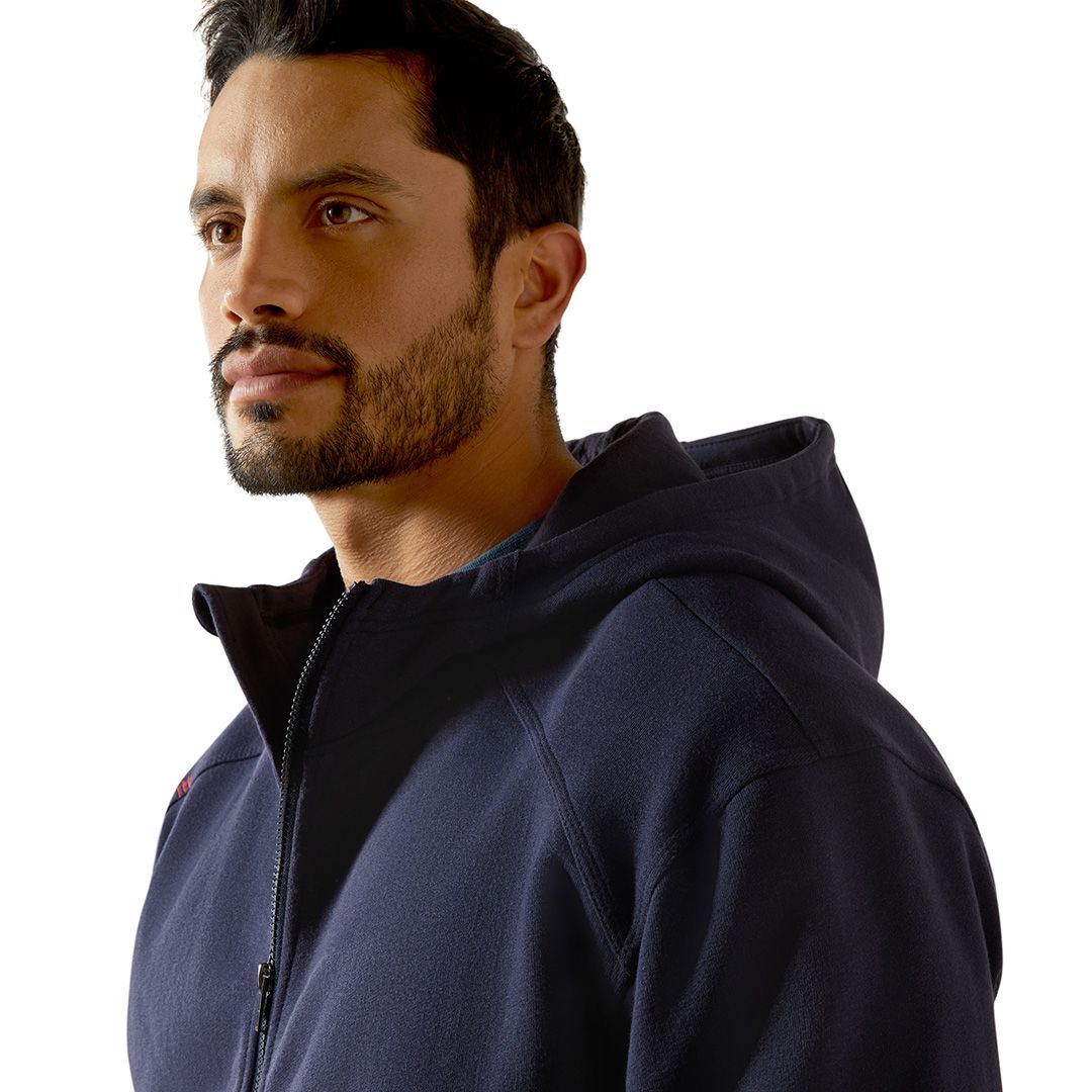 Product image for Men's FR DuraStretch Heavyweight Fleece Full Zip Hoodie