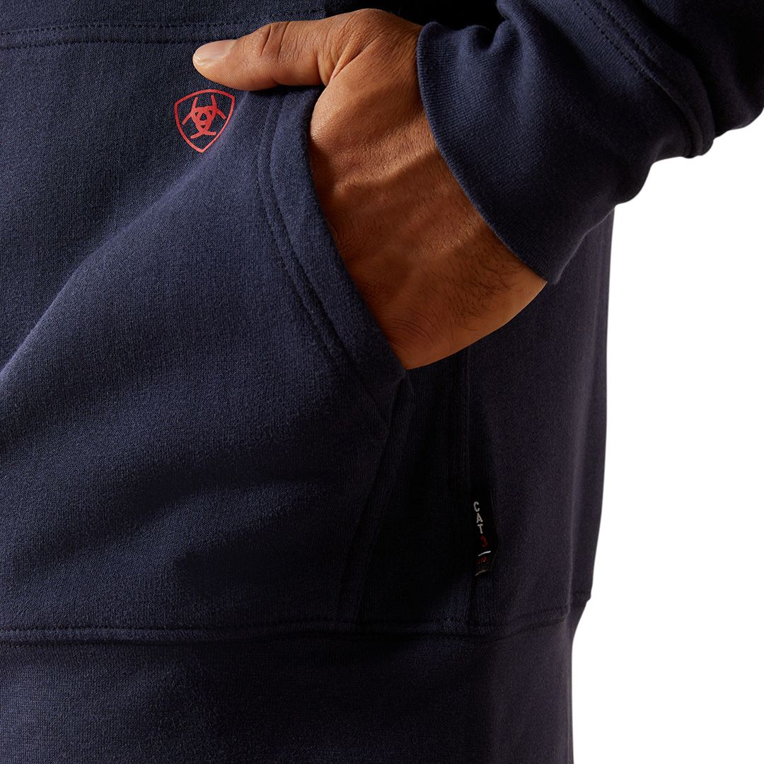 Product image for Men's FR DuraStretch Heavyweight Fleece Full Zip Hoodie