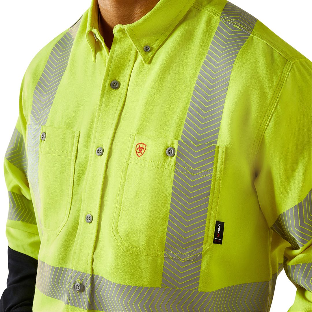 Product image for Men's FR Hi-Vis Air Inherent Work Shirt