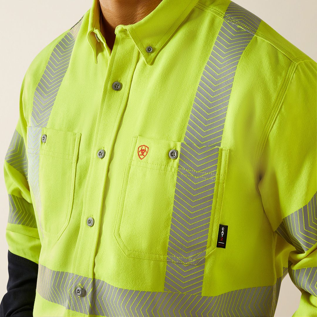 Product image for Men's FR Hi-Vis Air Inherent Work Shirt