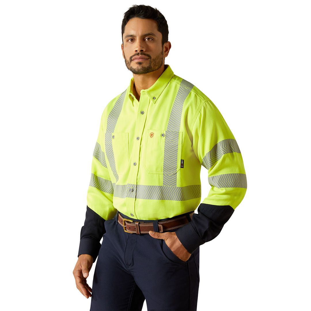 Product image for Men's FR Hi-Vis Air Inherent Work Shirt