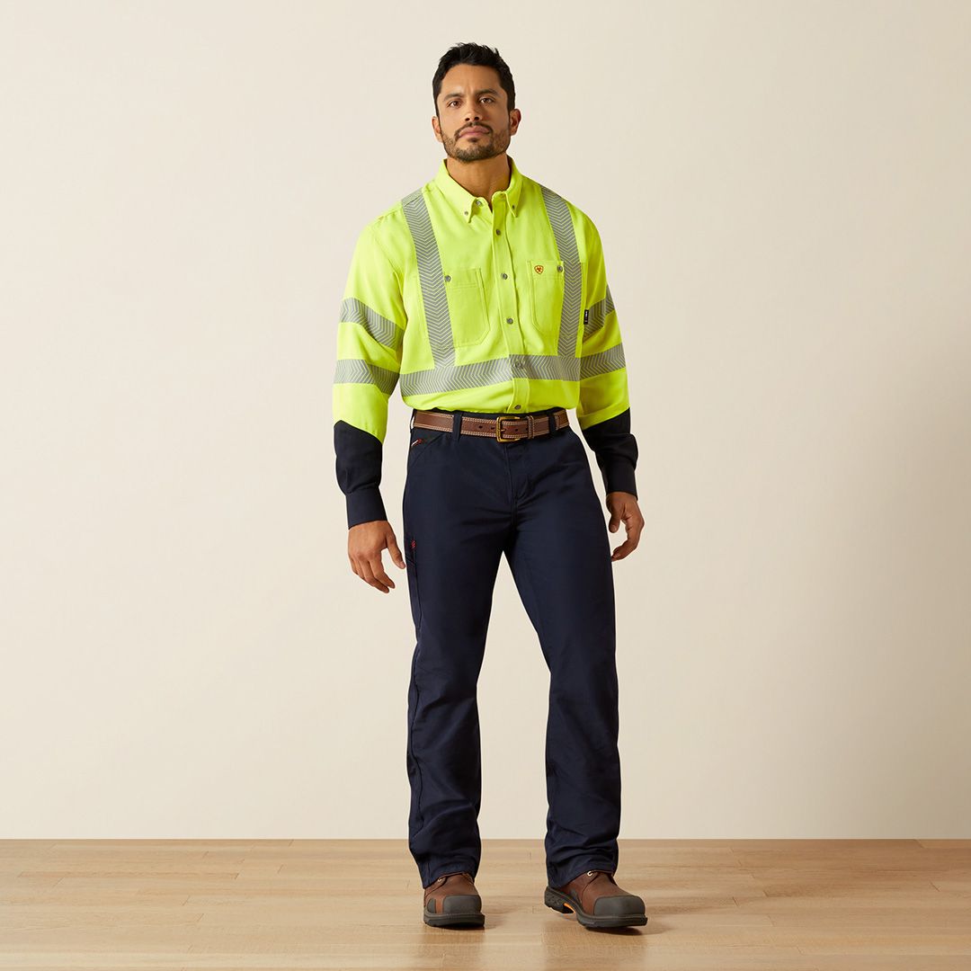 Product image for Men's FR Hi-Vis Air Inherent Work Shirt