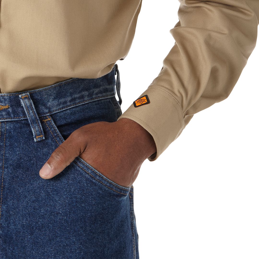 Product image for FR Flame Resistant Long Sleeve Work Shirt