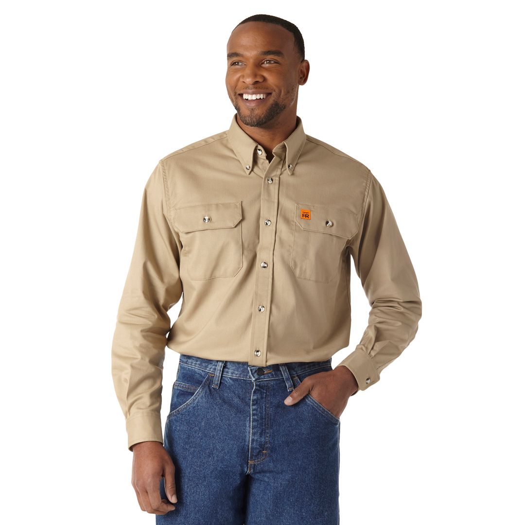Product image for FR Flame Resistant Long Sleeve Work Shirt