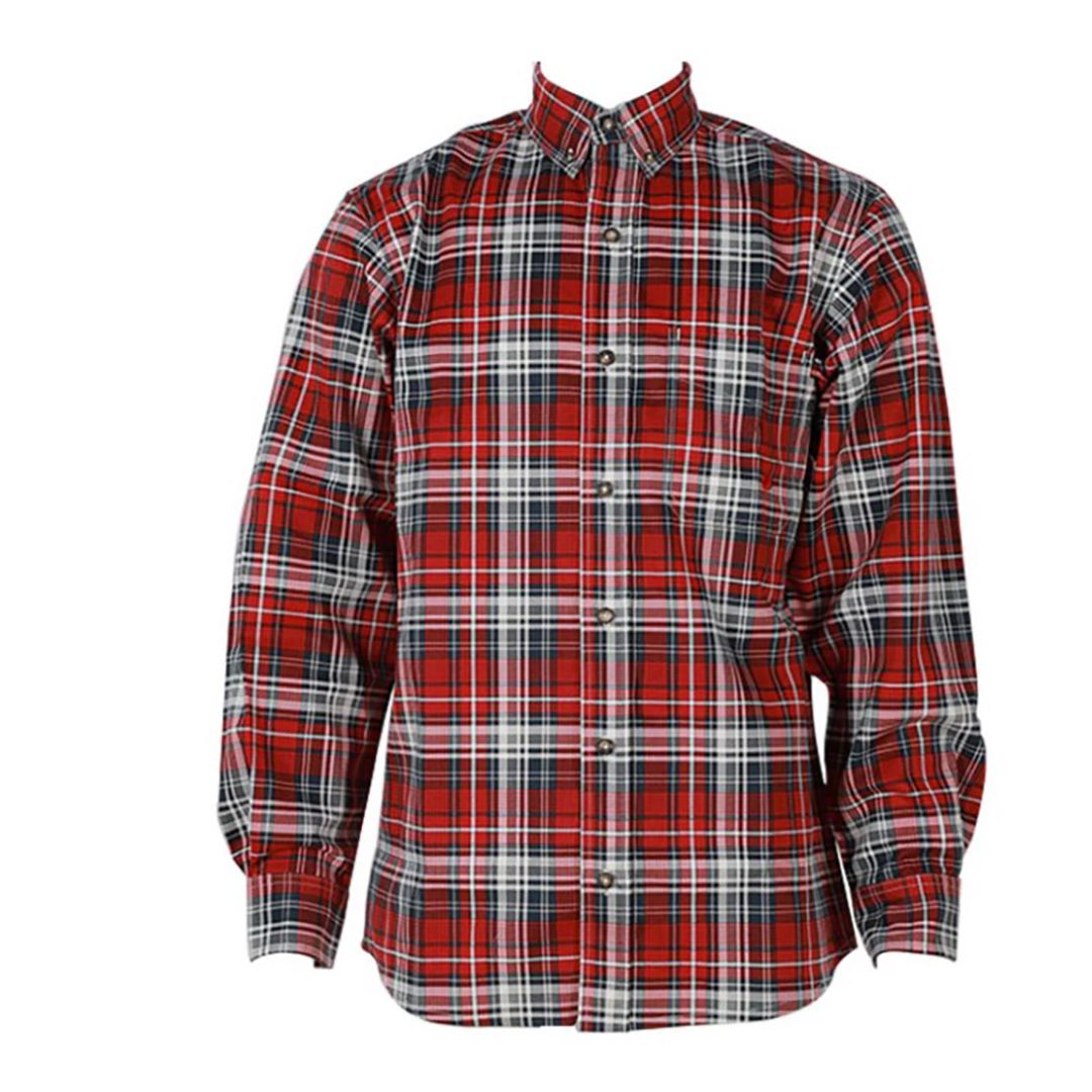 Product image for FR Men's Plaid Long Sleeve Button Shirt