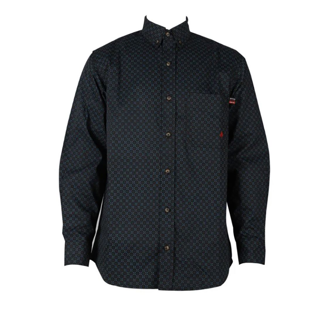 Product image for FR Men's Plaid Long Sleeve Button Shirt