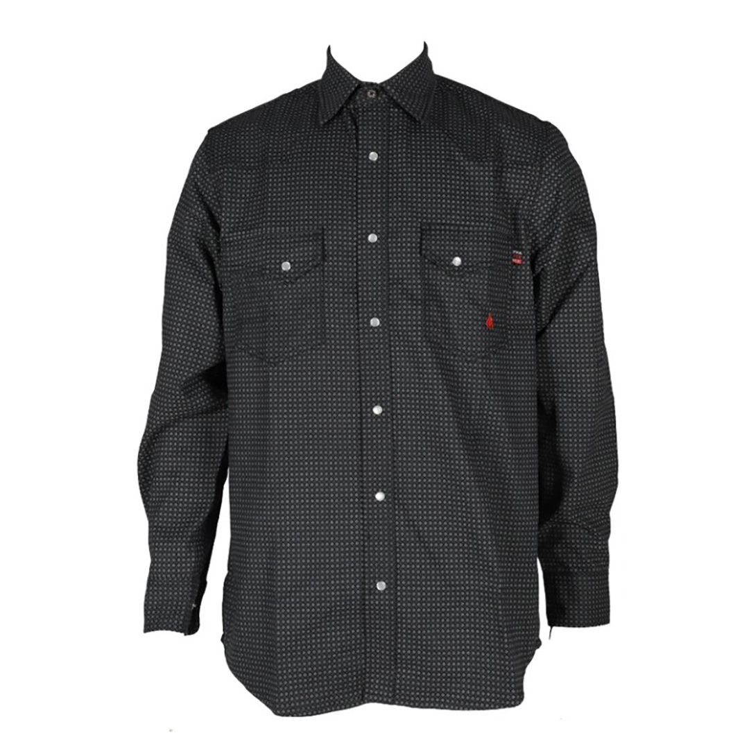Product image for FR Men's Plaid Long Sleeve Button Shirt