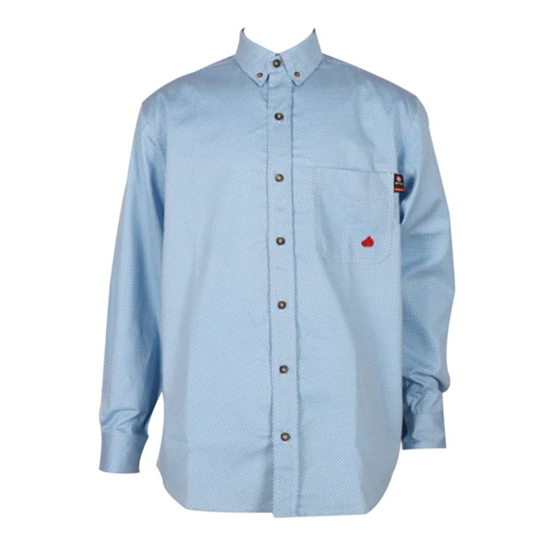Product image for FR Men's Plaid Long Sleeve Button Shirt