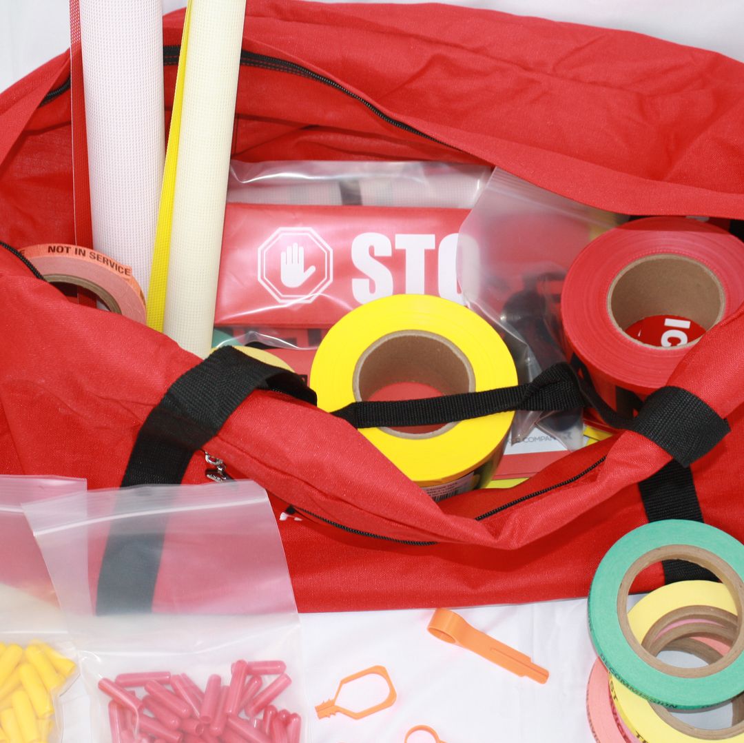 This is a human performance toolkit for relay technicians.  It includes barricades flagging and other HP tools for correct component verification.  