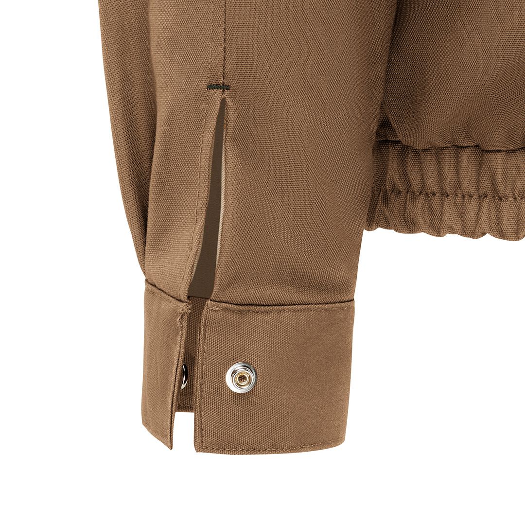 Product image for Men's Heavyweight FR Brown Duck Hooded Jacket