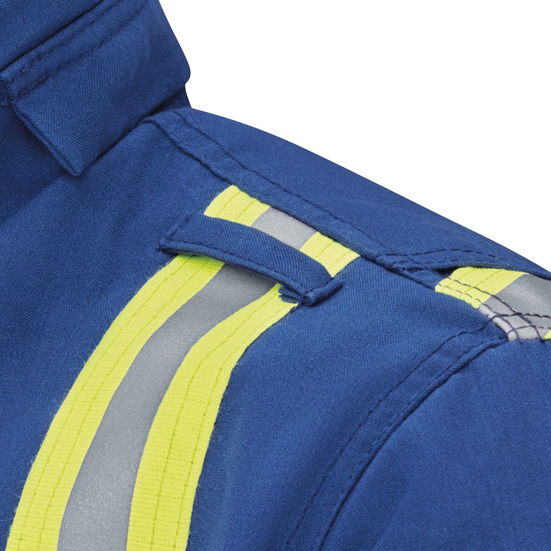 Product image for Men's Light Nomex FR Lined Bomber Jacket with Reflective Trim