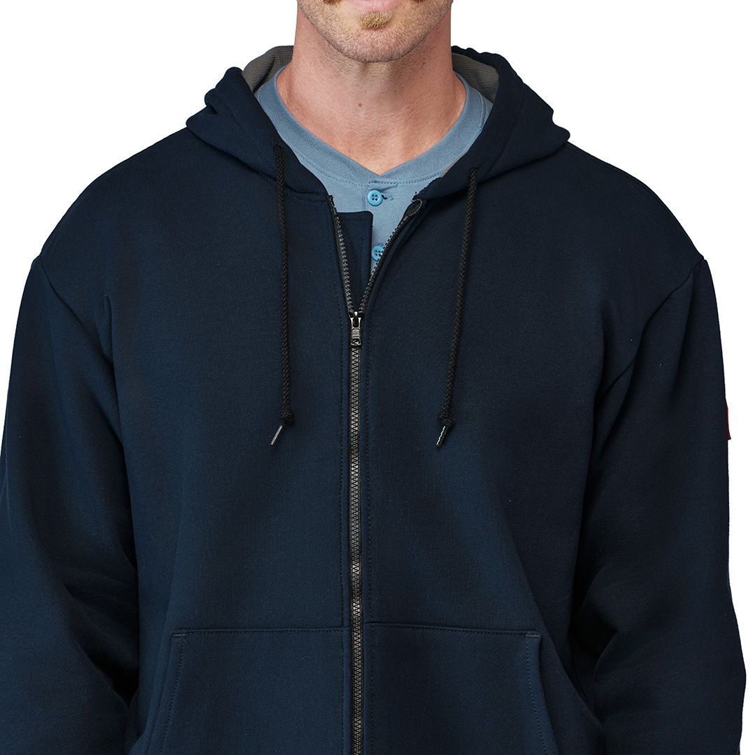 Product image for Men's Thermal Lined Zip-Front Hooded Sweatshirt