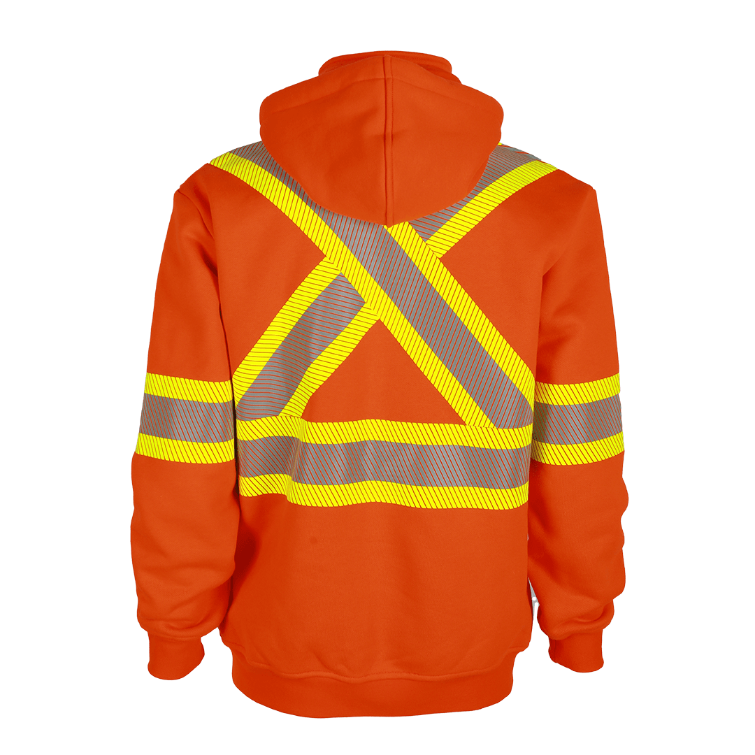  FR Men's Hoodie W Taping (Back)