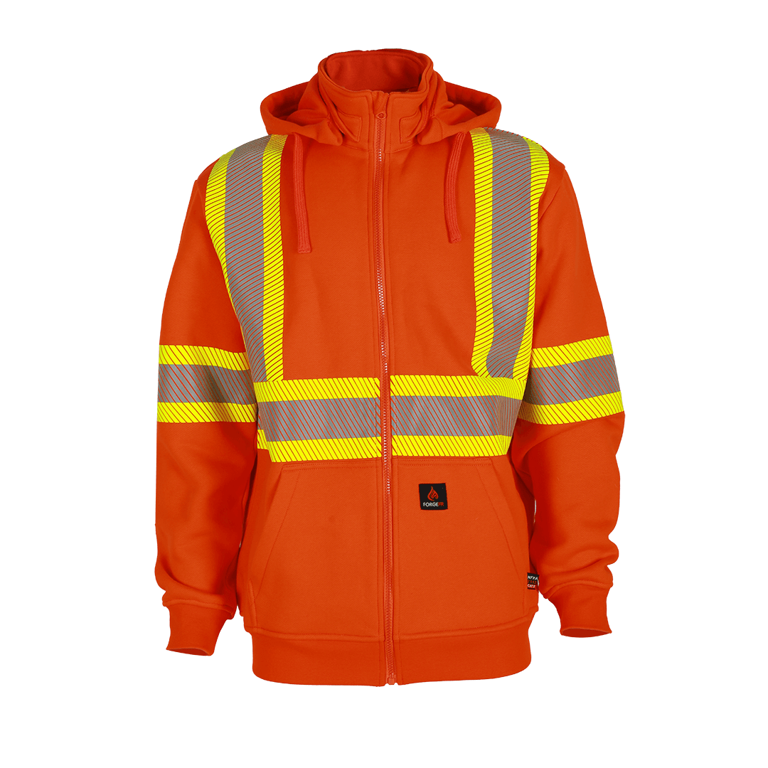  FR Men's Hoodie W Taping (Front)