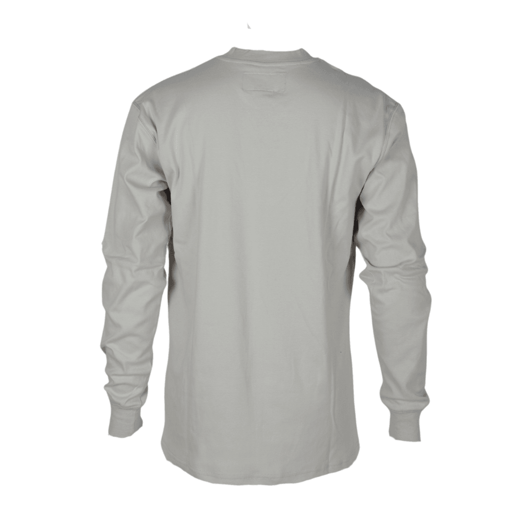 Product image for FR Men's Henley Neck Long Sleeve T-Shirt