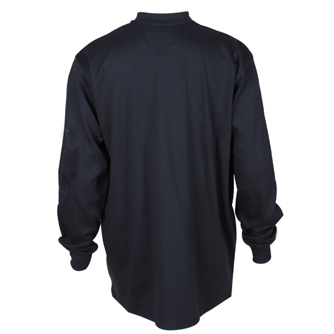 Product image for FR Men's Henley Neck Long Sleeve T-Shirt