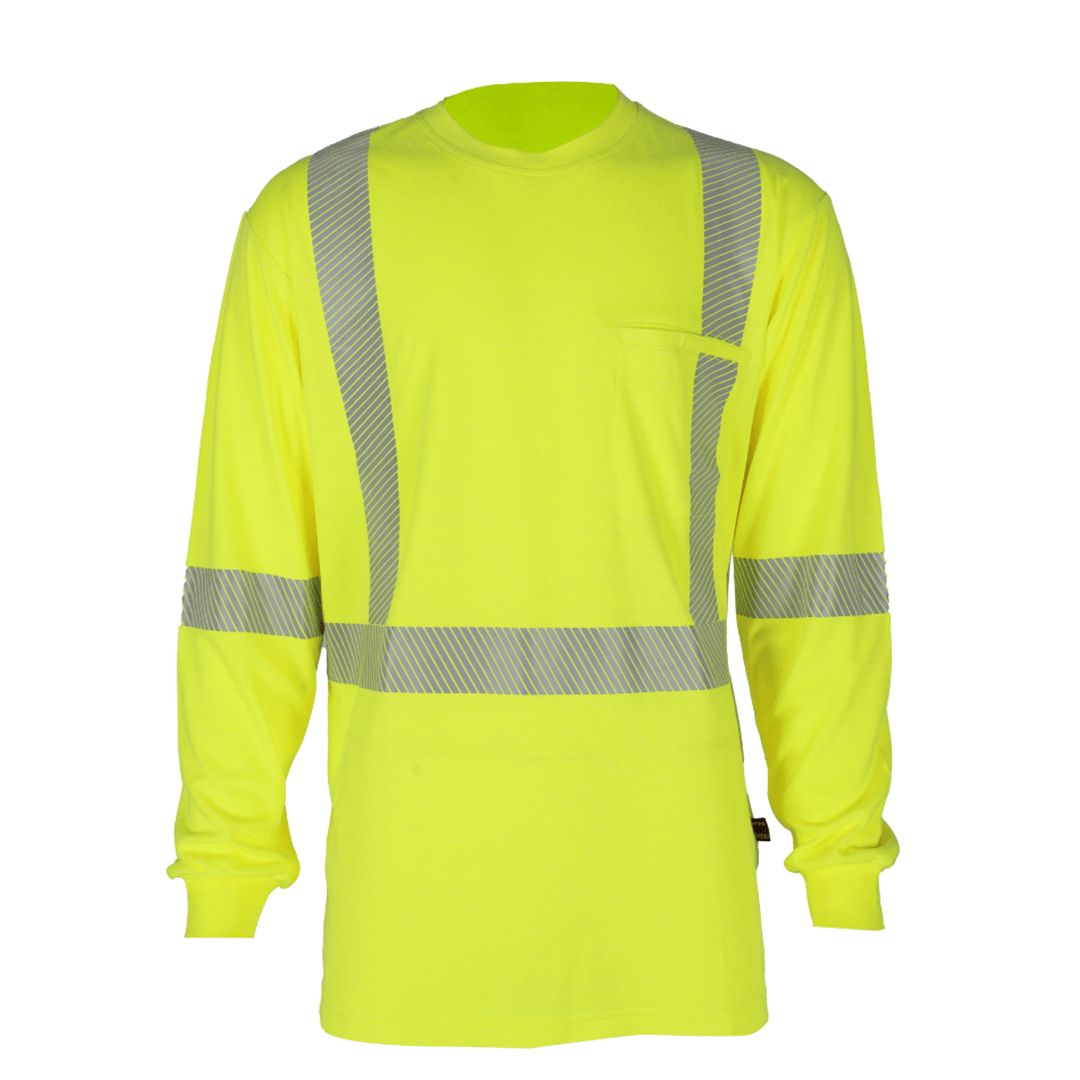 Product image for FR Men's Hi-Vis Long Sleeve T-Shirt