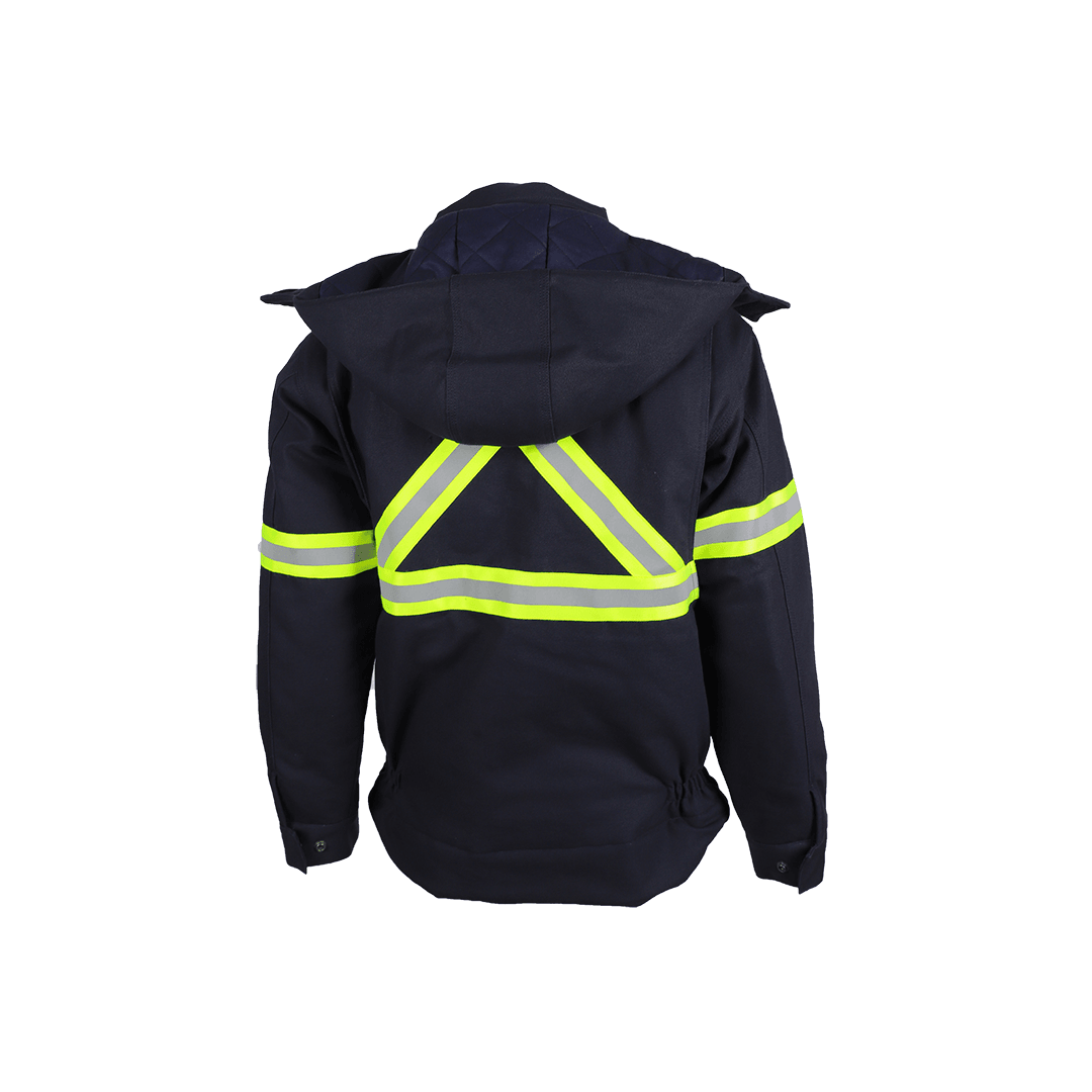 Product image for FR Men's Duck Jacket With Detachable Hood With Taping