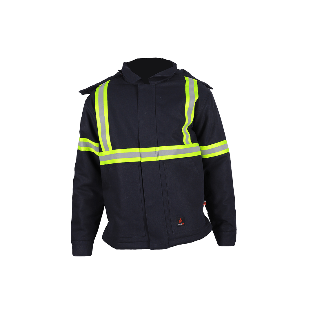 Product image for FR Men's Duck Jacket With Detachable Hood With Taping