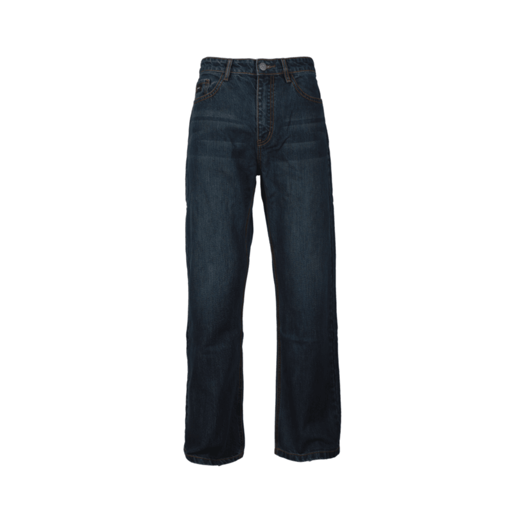 Product image for FR Men's Blue Faded Cross Hatch Jeans
