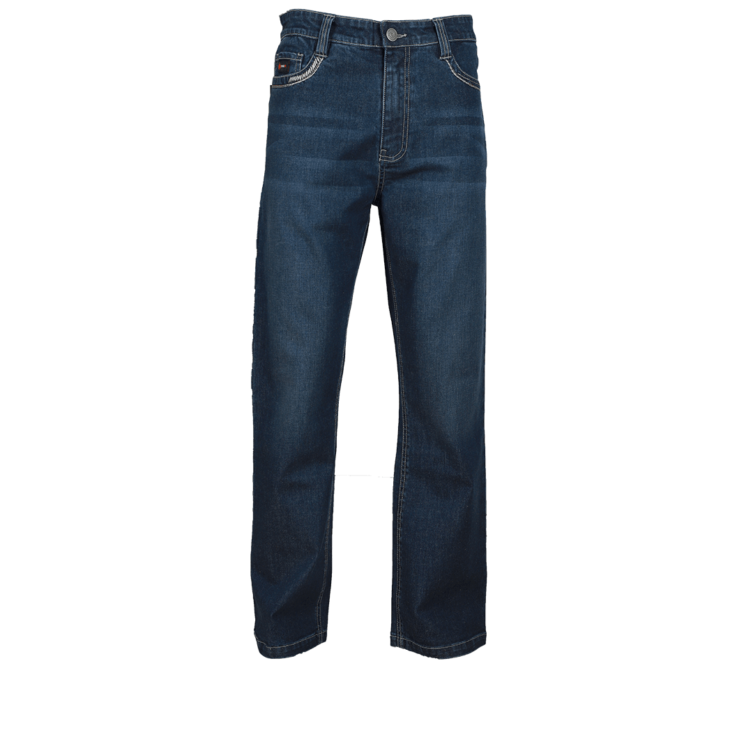 Product image for FR Men's Denim Stretch Jeans With Embroidery