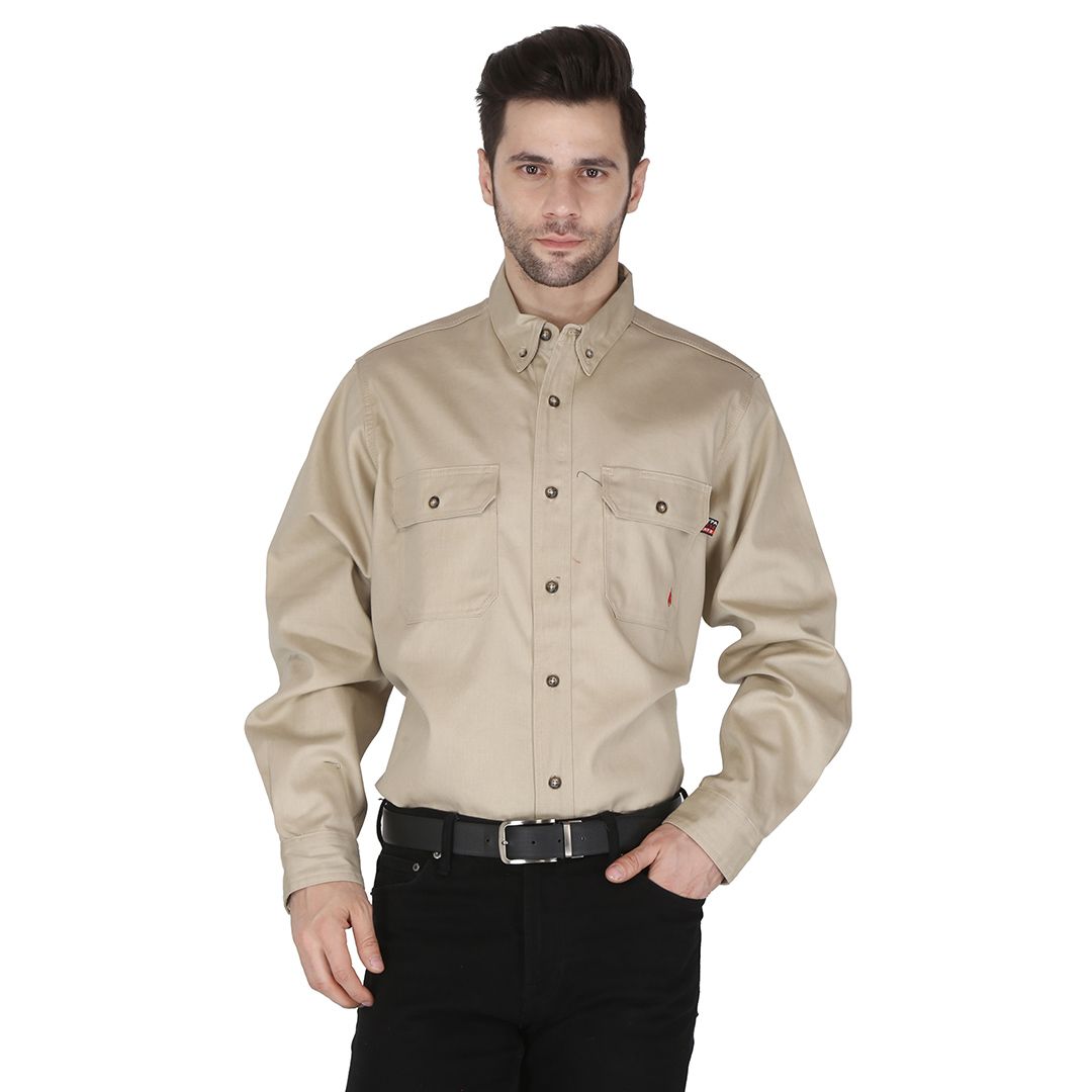 Product image for FR Men's Button Long Sleeve Shirt