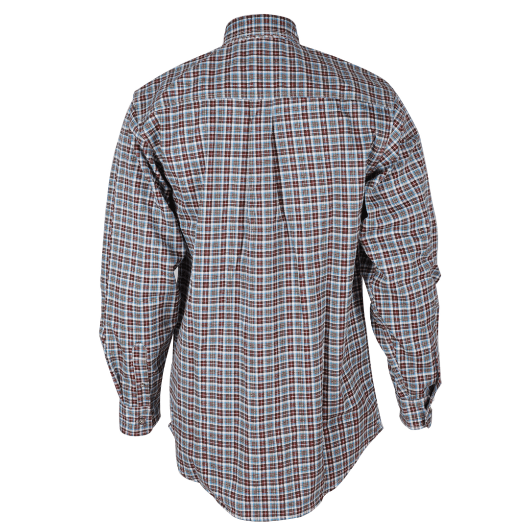 Product image for FR Men's Plaid Long Sleeve Button Shirt
