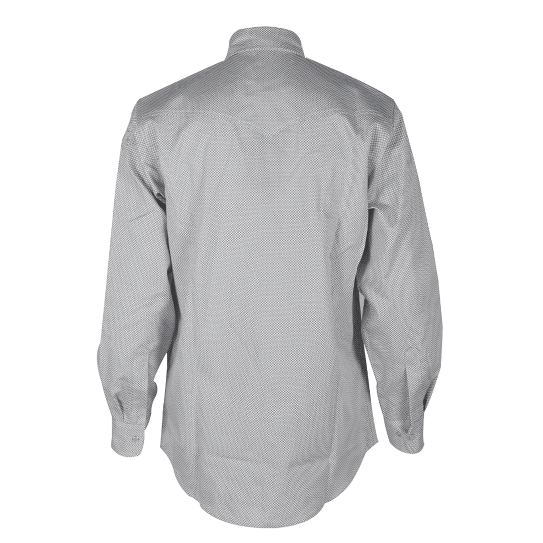 Product image for FR Men's Double Pocket Plaid Long Sleeve Snaps Shirt