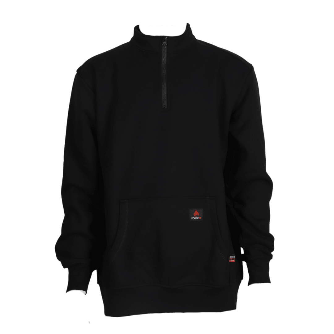 Product image for FR Men's High Neck 1/4 Zip Full Sleeves Sweater