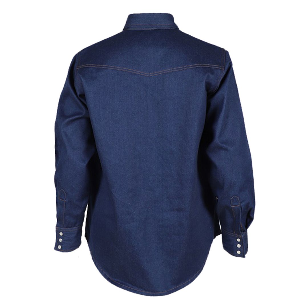 Product image for FR Men's Solid Snap Long Sleeve Shirt