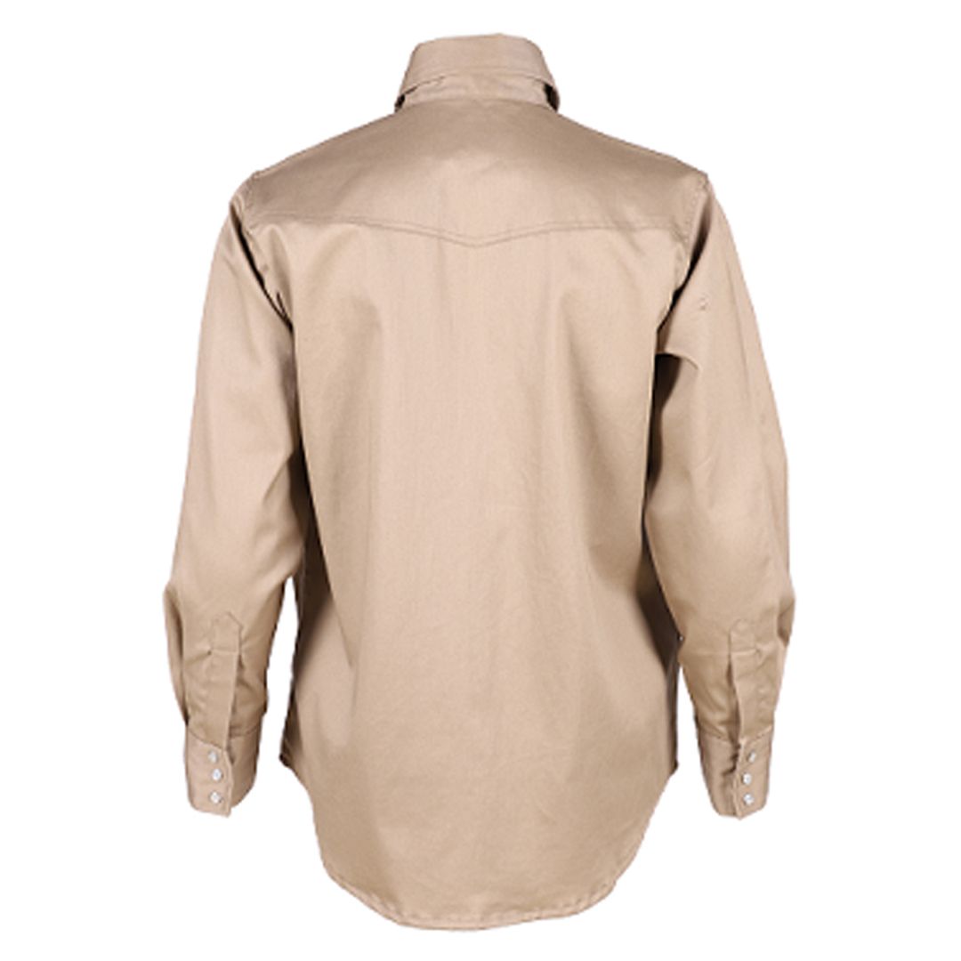 Product image for FR Men's Solid Snap Long Sleeve Shirt