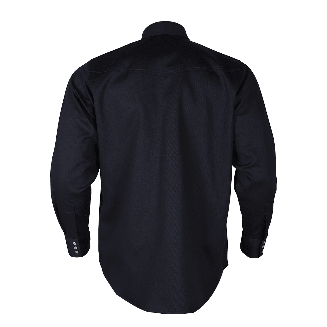 Product image for FR Men's Solid Snap Long Sleeve Shirt