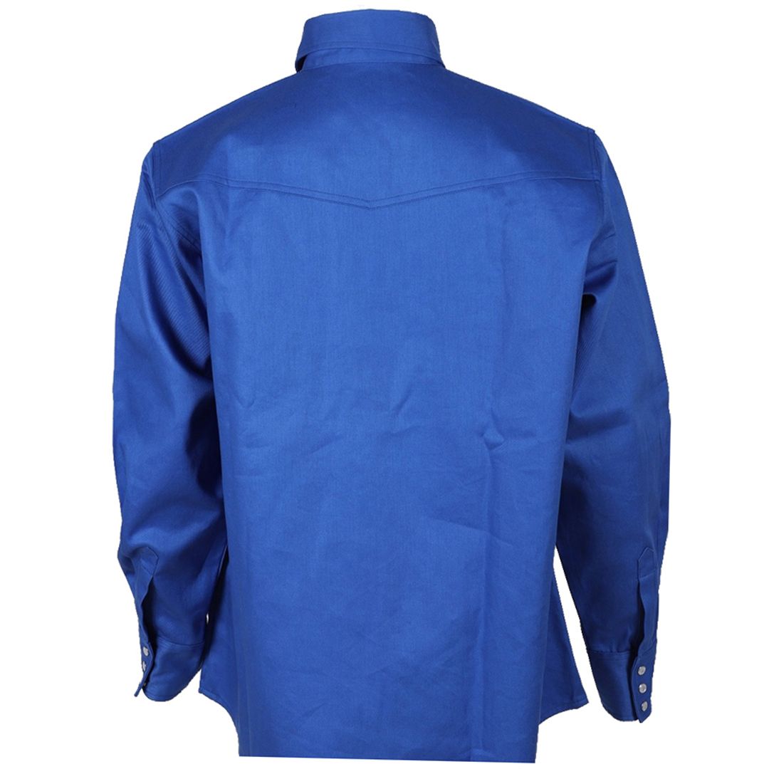 Product image for FR Men's Solid Snap Long Sleeve Shirt