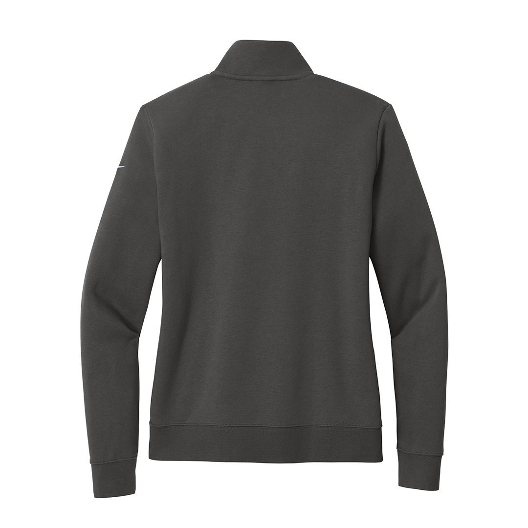 Product image for Nike Women's Club Fleee Sleeve Swoosh 1/2-Zip
