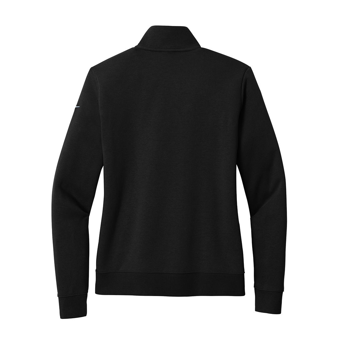 Product image for Nike Women's Club Fleee Sleeve Swoosh 1/2-Zip