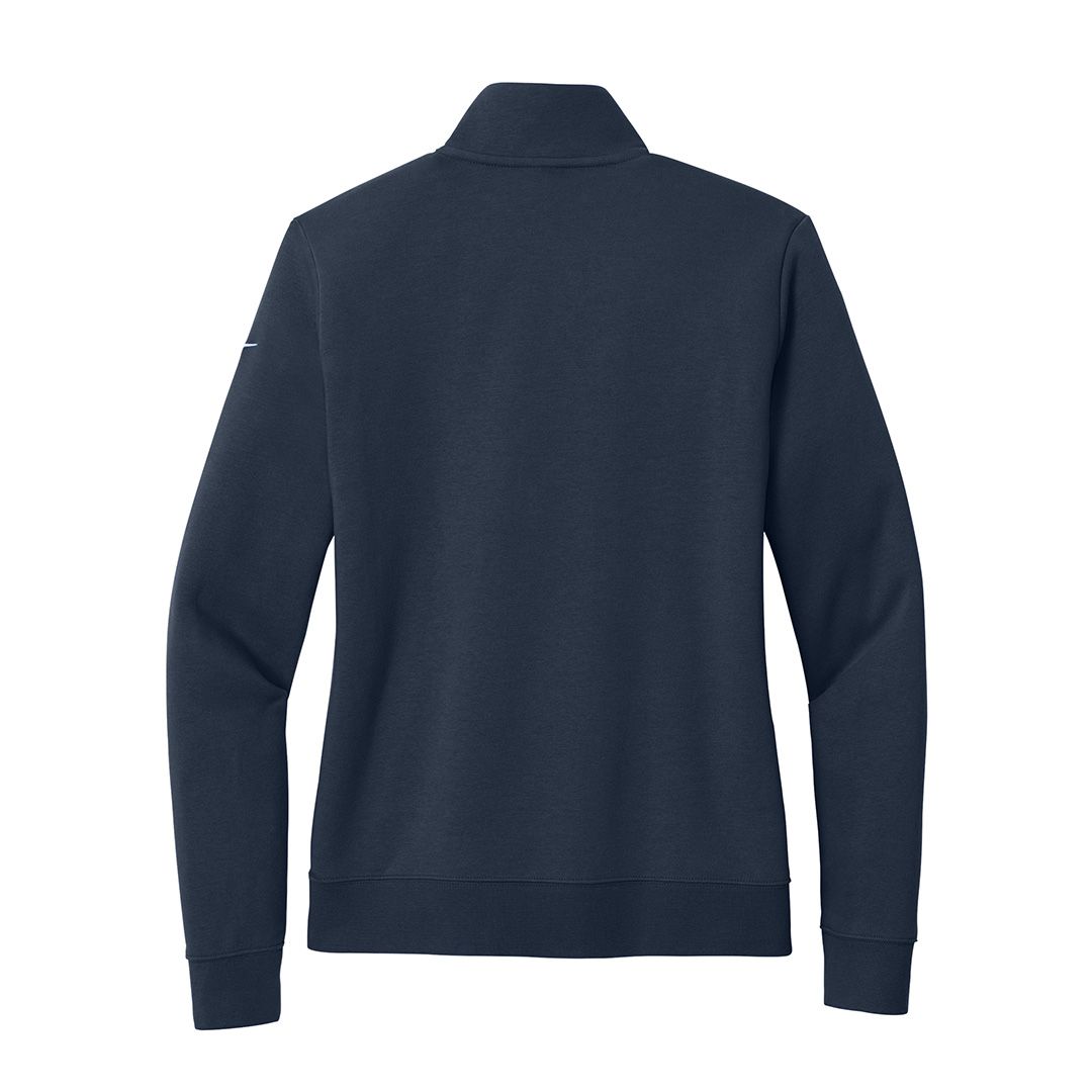 Product image for Nike Women's Club Fleee Sleeve Swoosh 1/2-Zip