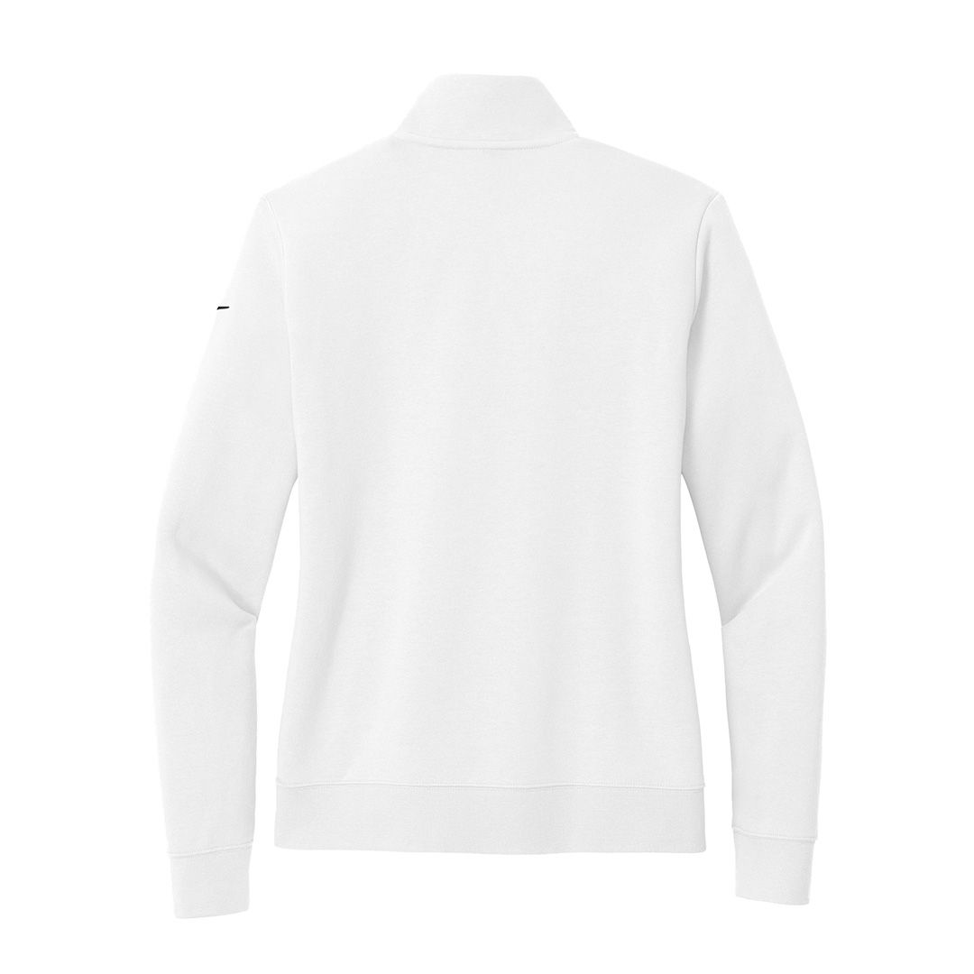 Product image for Nike Women's Club Fleee Sleeve Swoosh 1/2-Zip